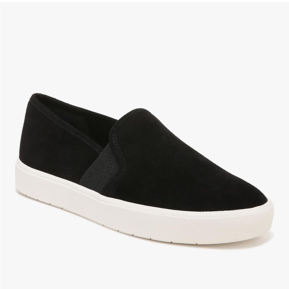 Vince Women’s Size 6 Blair-5 Slip on Black Suede Shoes‎